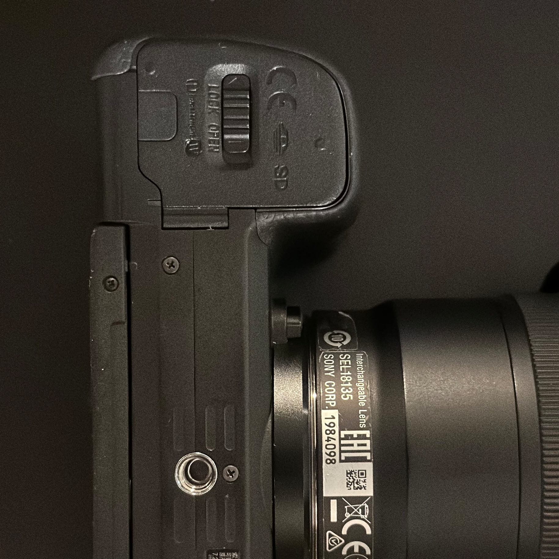 Camera reference down